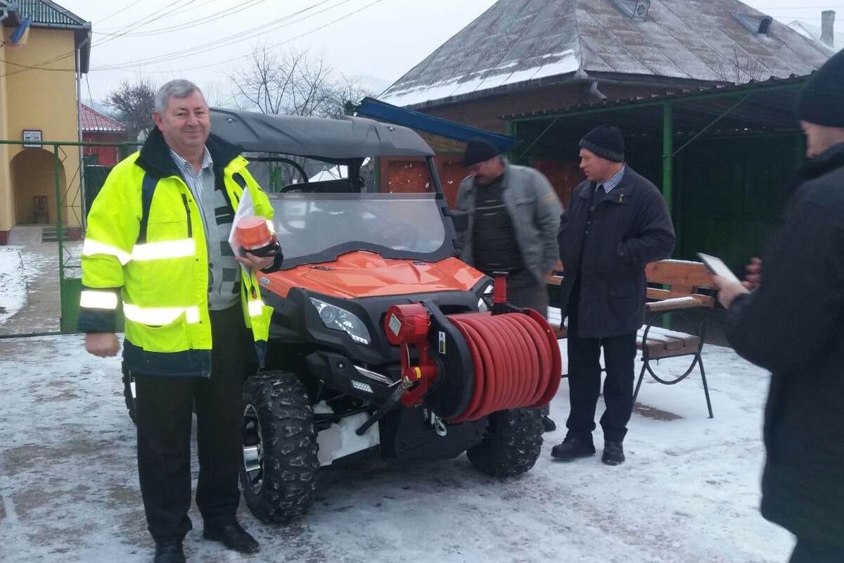 Autospeciala de pompieri CF MOTO Tracker 800 pentru Baia Mare