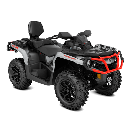 Can-Am Outlander MAX XT 650 Brushed Aluminum Can-Am Red '18